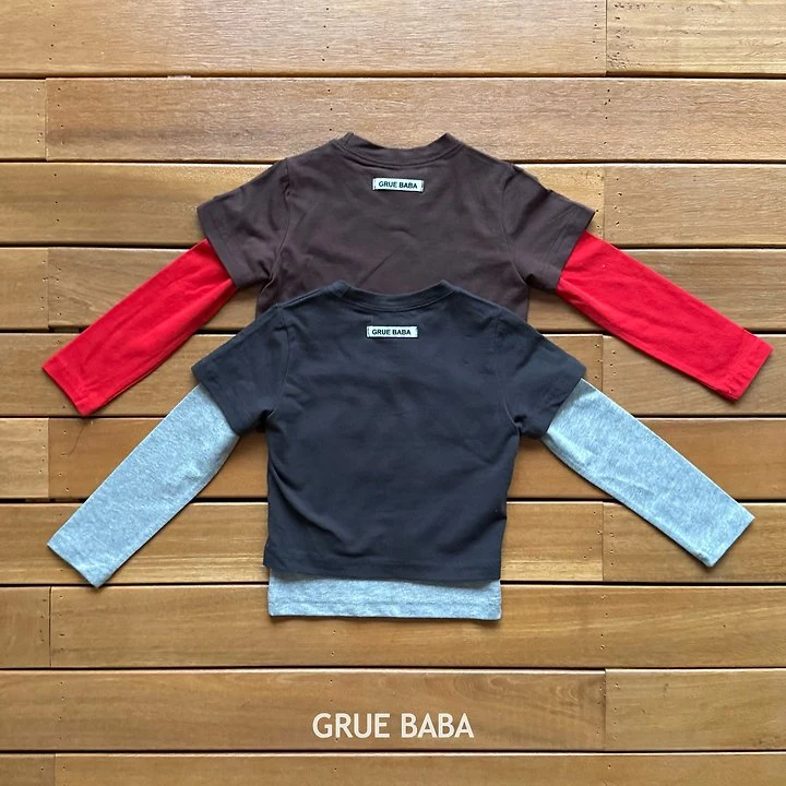 Grue Baba - Korean Children Fashion - #designkidswear - Headset Tee - 3