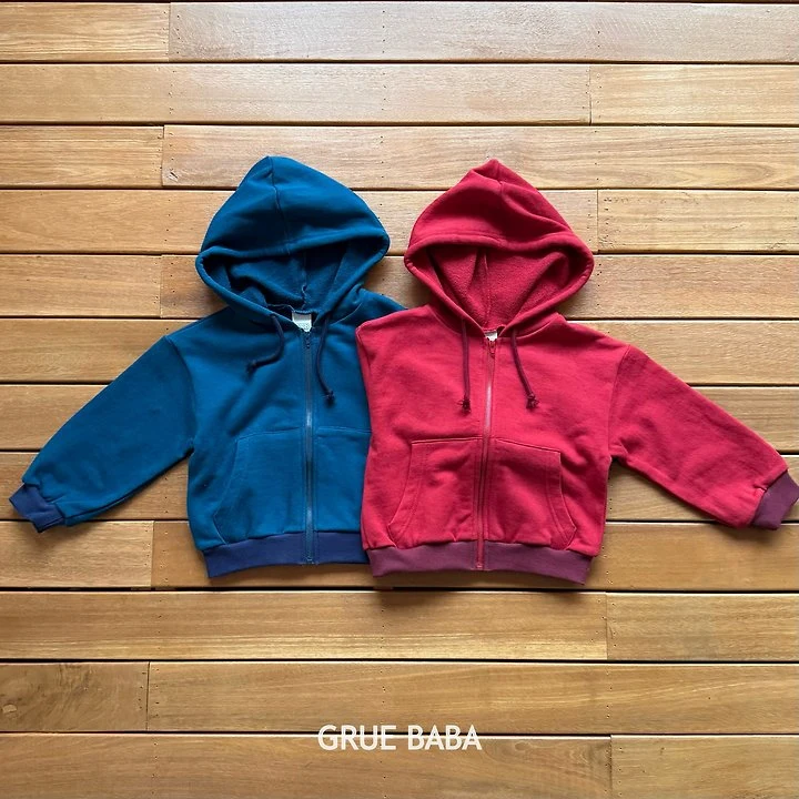 Grue Baba - Korean Children Fashion - #discoveringself - Palette Hooded Zip-up - 3