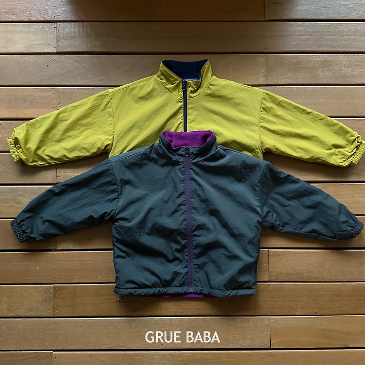 Grue Baba - Korean Children Fashion - #kidsshorts - Buzz Jacket - 5