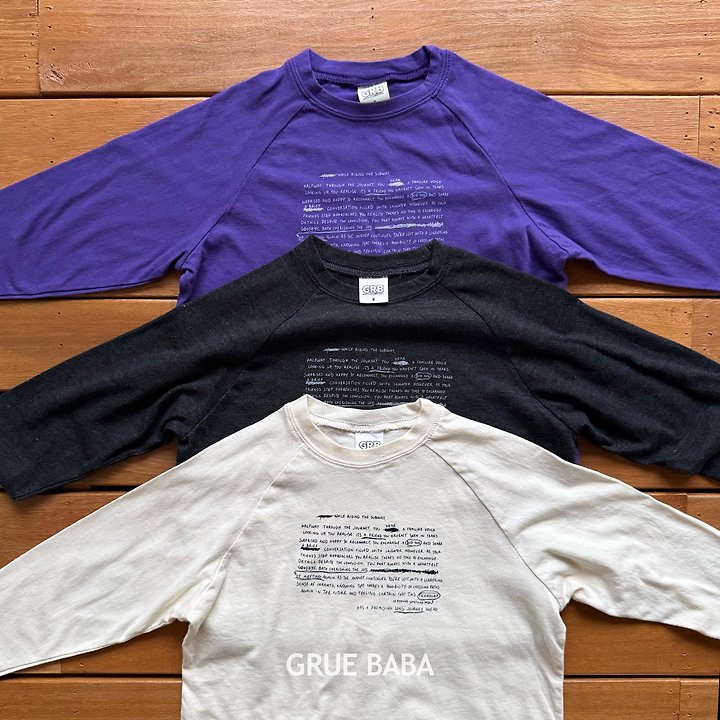 Grue Baba - Korean Children Fashion - #kidzfashiontrend - Sub Tee - 3