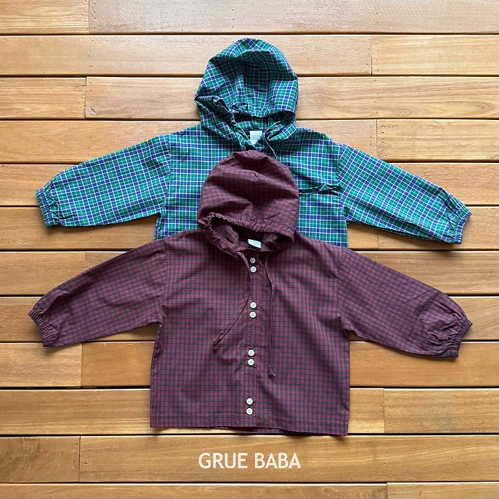Grue Baba - Korean Children Fashion - #kidzfashiontrend - Rona Hooded Shirt