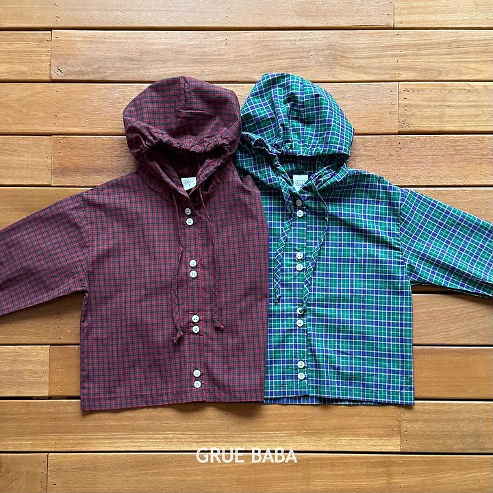 Grue Baba - Korean Children Fashion - #littlefashionista - Rona Hooded Shirt - 3
