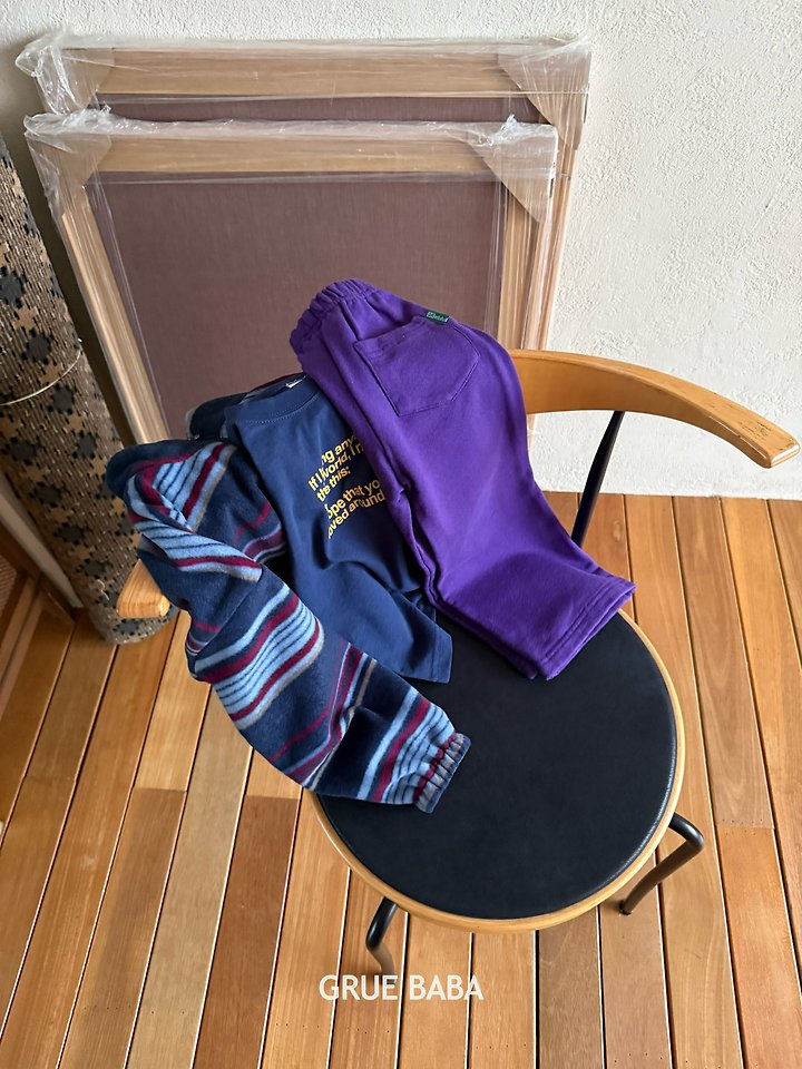 Grue Baba - Korean Children Fashion - #minifashionista - Solid Bootcut Pants - 3