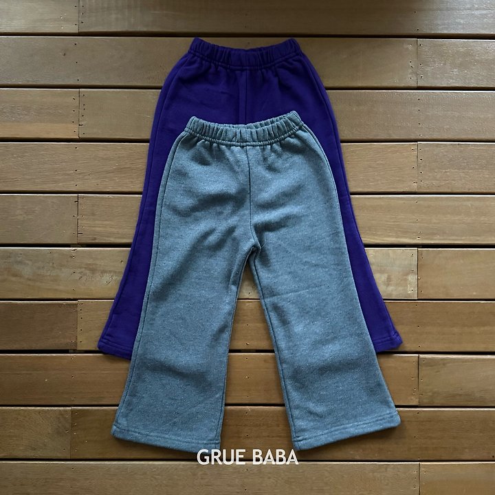 Grue Baba - Korean Children Fashion - #minifashionista - Solid Bootcut Pants - 4