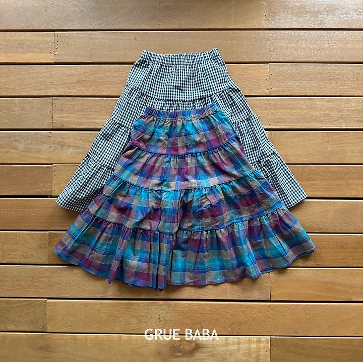 Grue Baba - Korean Children Fashion - #prettylittlegirls - Long Long Skirt - 3