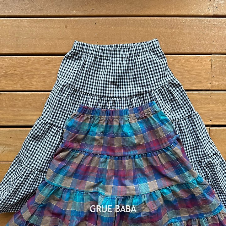 Grue Baba - Korean Children Fashion - #prettylittlegirls - Long Long Skirt - 4