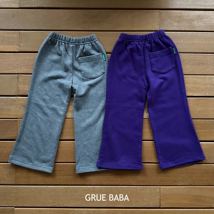 Grue Baba - Korean Children Fashion - #toddlerclothing - Solid Bootcut Pants - 6