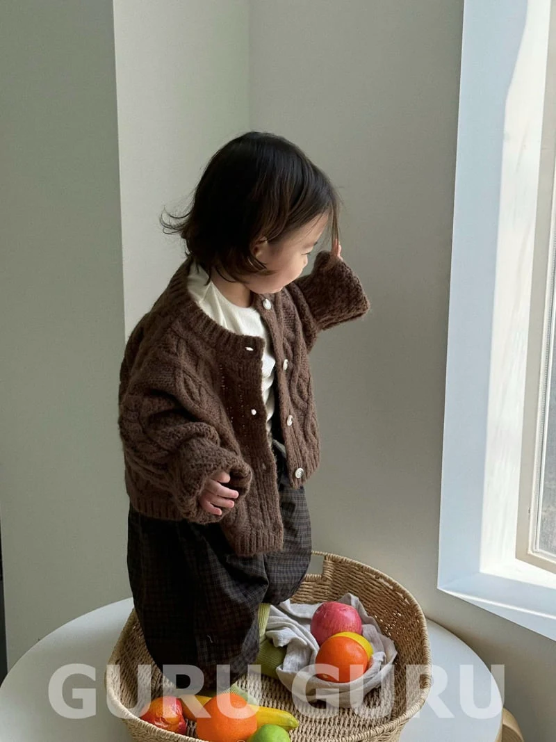 Guru Guru - Korean Baby Fashion - #babyboutique - Twist Knit Cardigan - 9