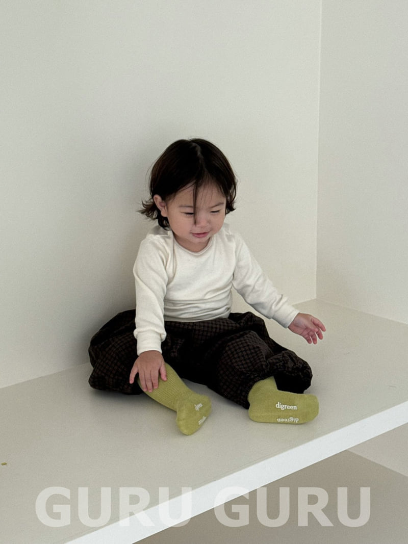 Guru Guru - Korean Baby Fashion - #babyboutique - Check Pants - 8