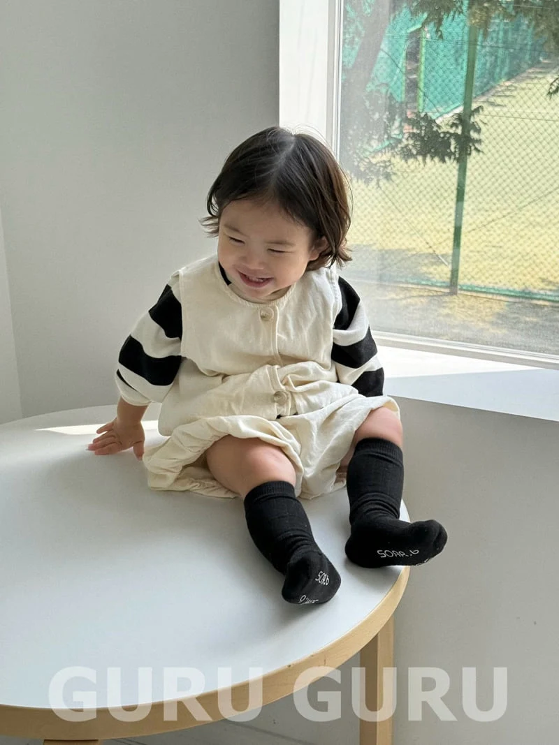 Guru Guru - Korean Baby Fashion - #babyboutiqueclothing - Stripe Sweatshirts - 11