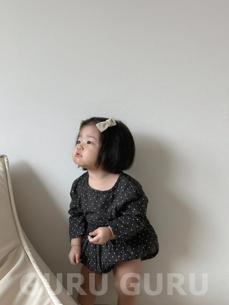 Guru Guru - Korean Baby Fashion - #babyboutiqueclothing - Dot Set - 8