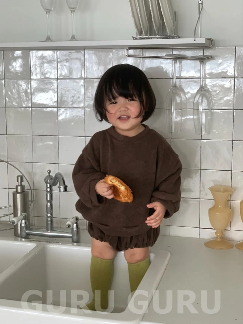 Guru Guru - Korean Baby Fashion - #babyboutiqueclothing - Bear Set - 6