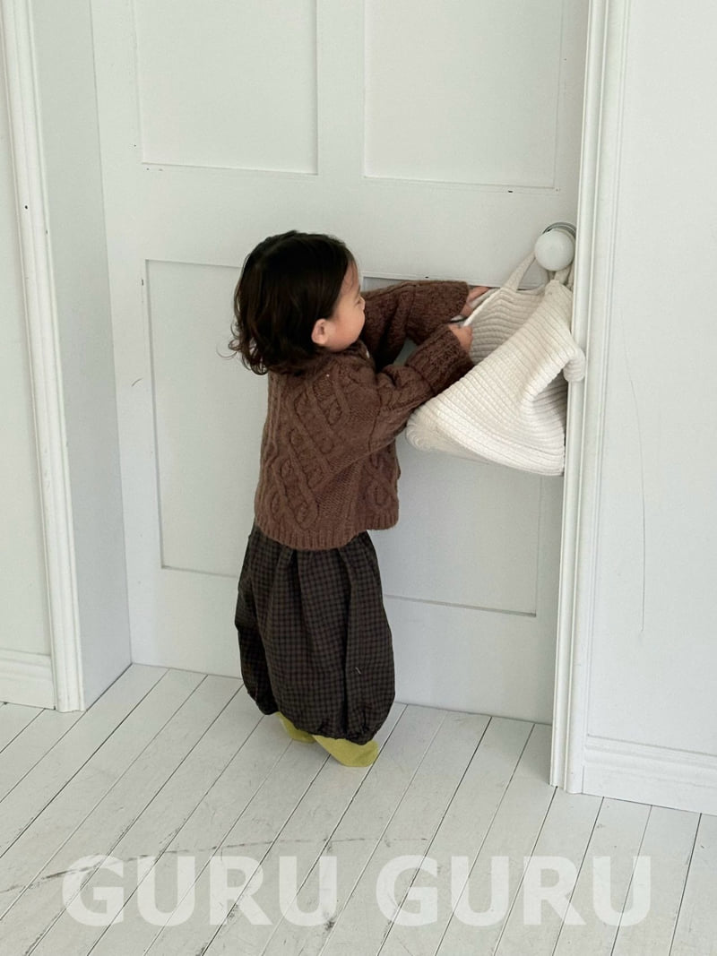 Guru Guru - Korean Baby Fashion - #babyclothing - Check Pants - 10