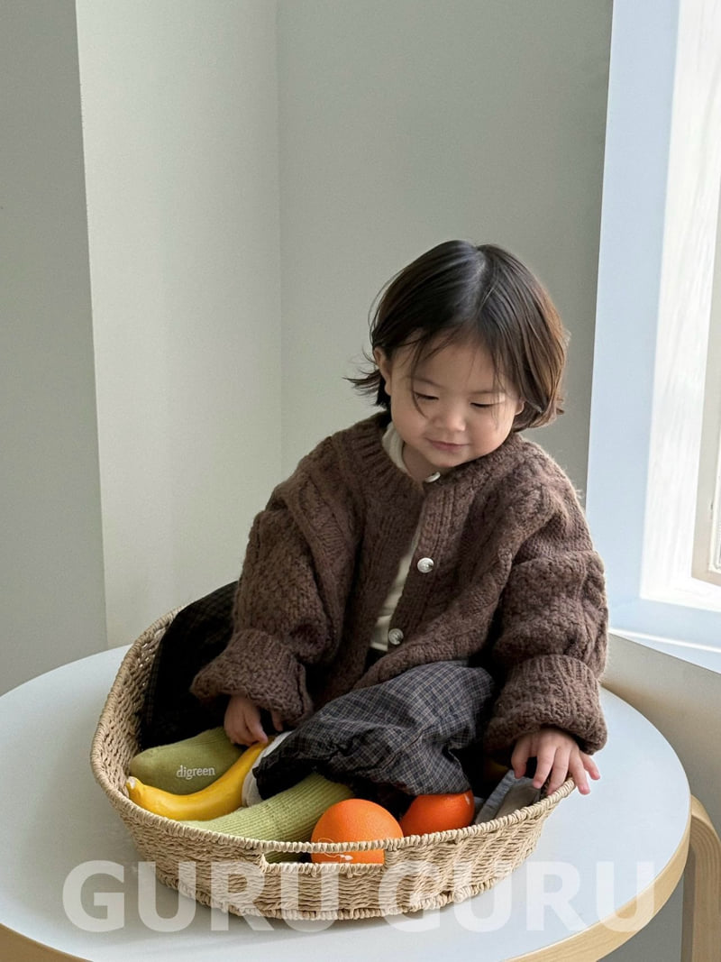Guru Guru - Korean Baby Fashion - #babyfashion - Check Pants - 11