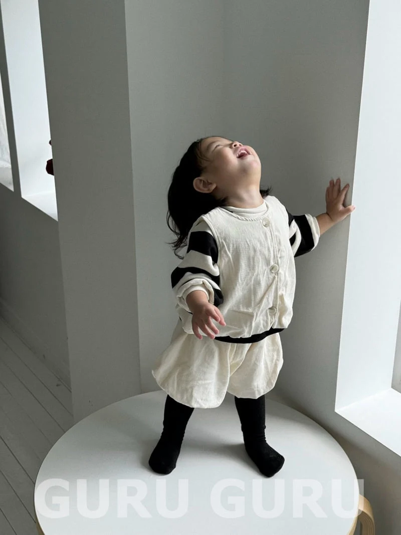 Guru Guru - Korean Baby Fashion - #babyfever - Cloud Vest - 6