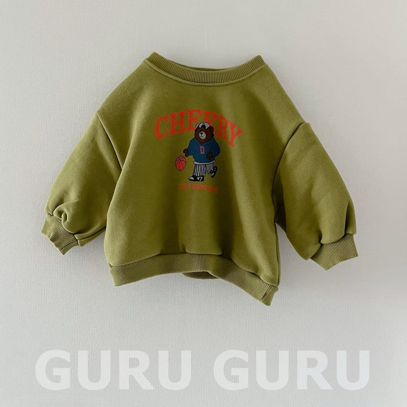 Guru Guru - Korean Baby Fashion - #babygirlfashion - Basketball Sweatshirts - 2