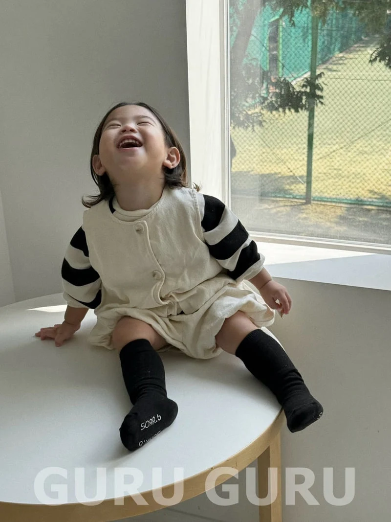 Guru Guru - Korean Baby Fashion - #babylifestyle - Cloud Vest - 8