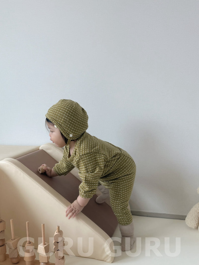 Guru Guru - Korean Baby Fashion - #babyootd - Doudu Bonnet - 9