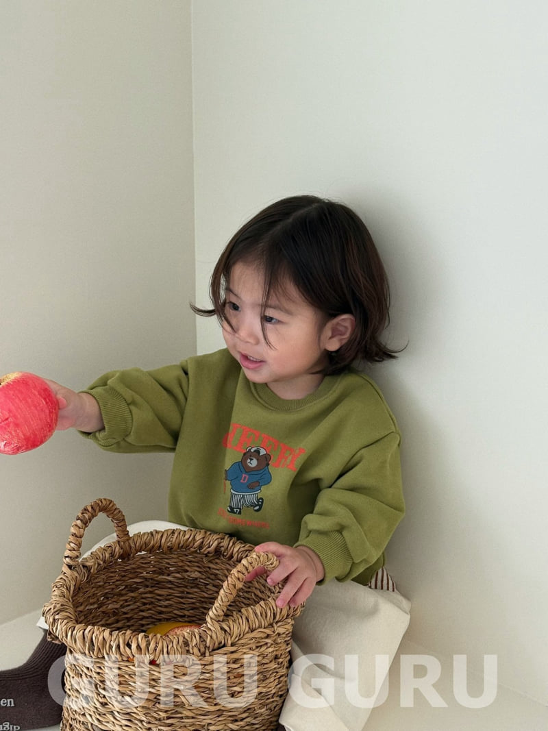 Guru Guru - Korean Baby Fashion - #babyootd - Basketball Sweatshirts - 5
