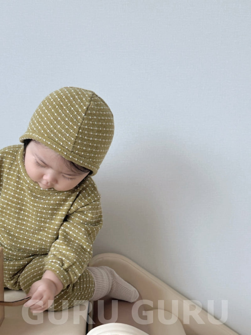 Guru Guru - Korean Baby Fashion - #babyoutfit - Doudu Bonnet - 11