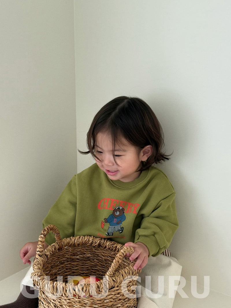 Guru Guru - Korean Baby Fashion - #babyoutfit - Basketball Sweatshirts - 6