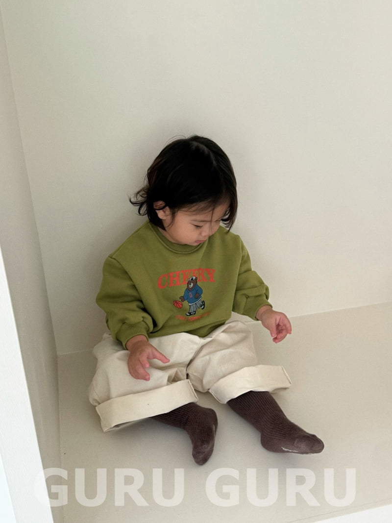 Guru Guru - Korean Baby Fashion - #babyoutfit - Basketball Sweatshirts - 7