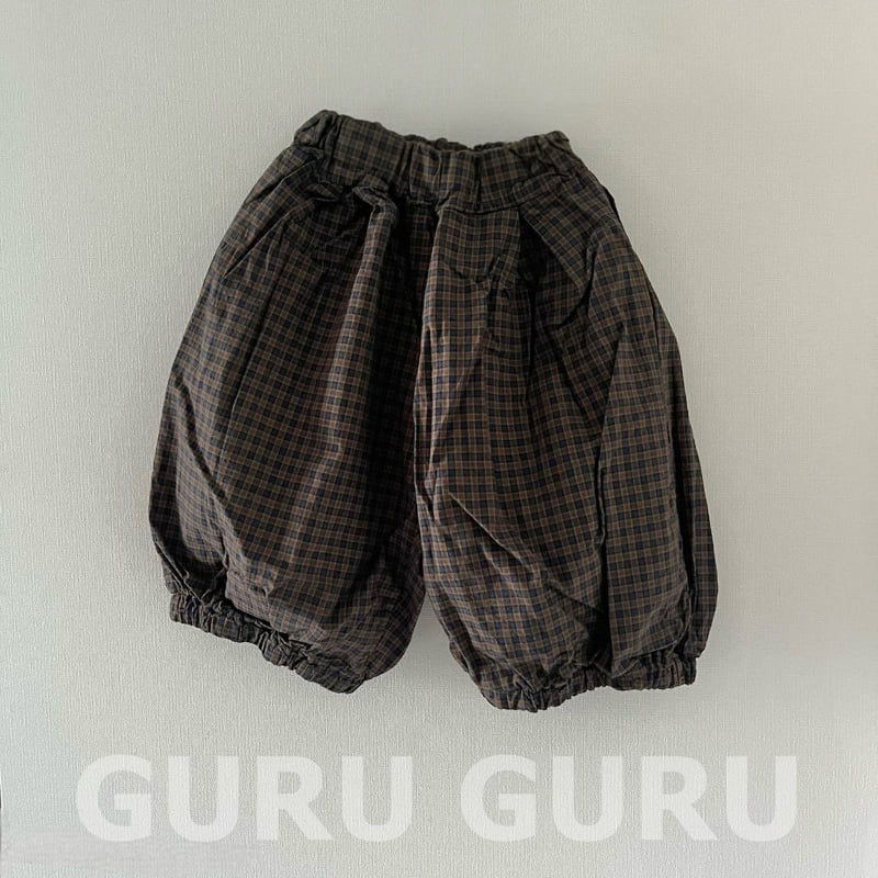 Guru Guru - Korean Baby Fashion - #babyoutfit - Check Pants - 2