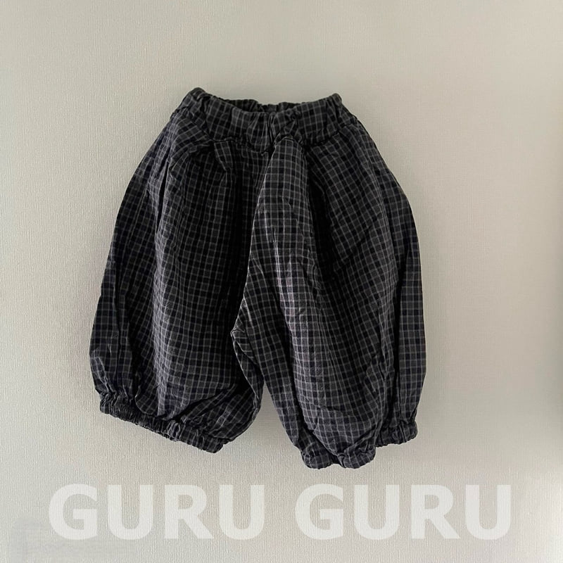 Guru Guru - Korean Baby Fashion - #babyoutfit - Check Pants - 3