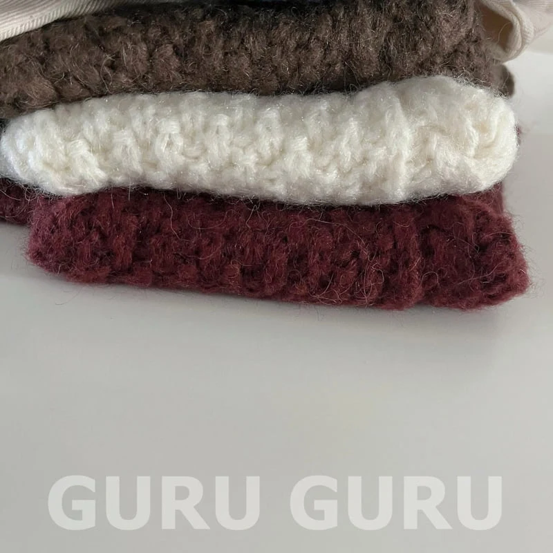 Guru Guru - Korean Baby Fashion - #babywear - Twist Knit Cardigan - 5