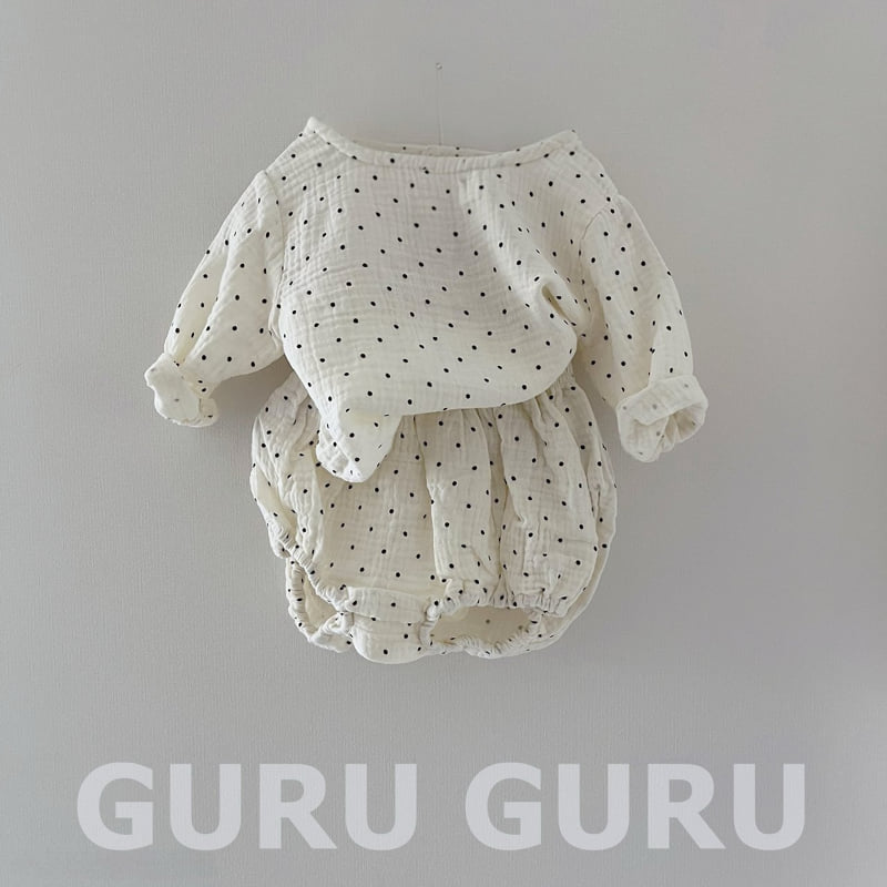 Guru Guru - Korean Baby Fashion - #babywear - Dot Set - 3