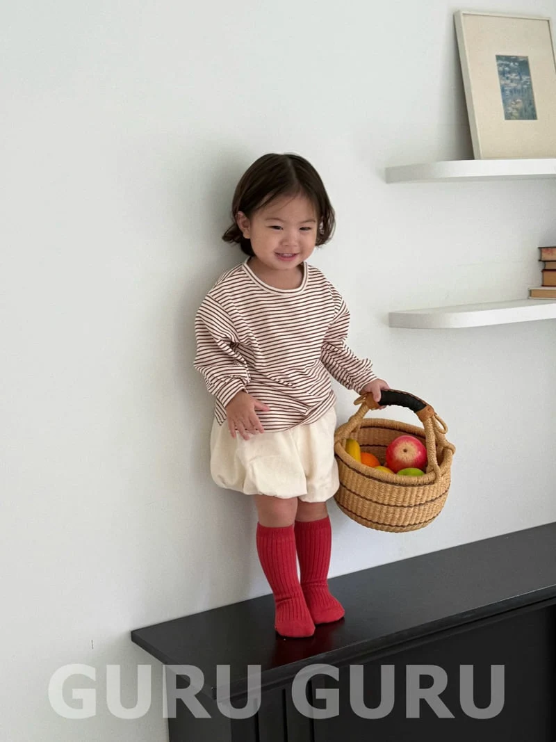 Guru Guru - Korean Baby Fashion - #babywear - Stripe Tee - 7