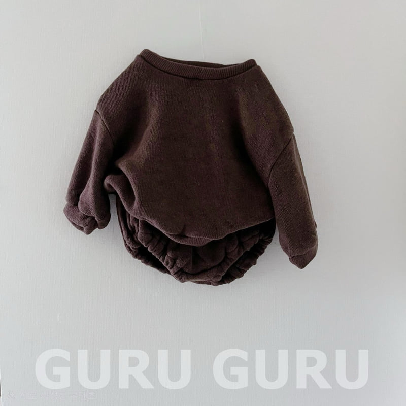 Guru Guru - Korean Baby Fashion - #onlinebabyboutique - Bear Set - 2