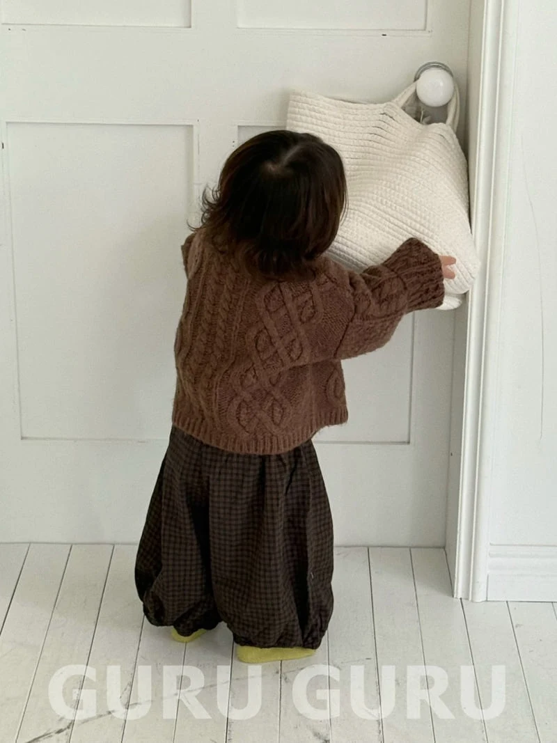 Guru Guru - Korean Baby Fashion - #onlinebabyboutique - Check Pants - 5