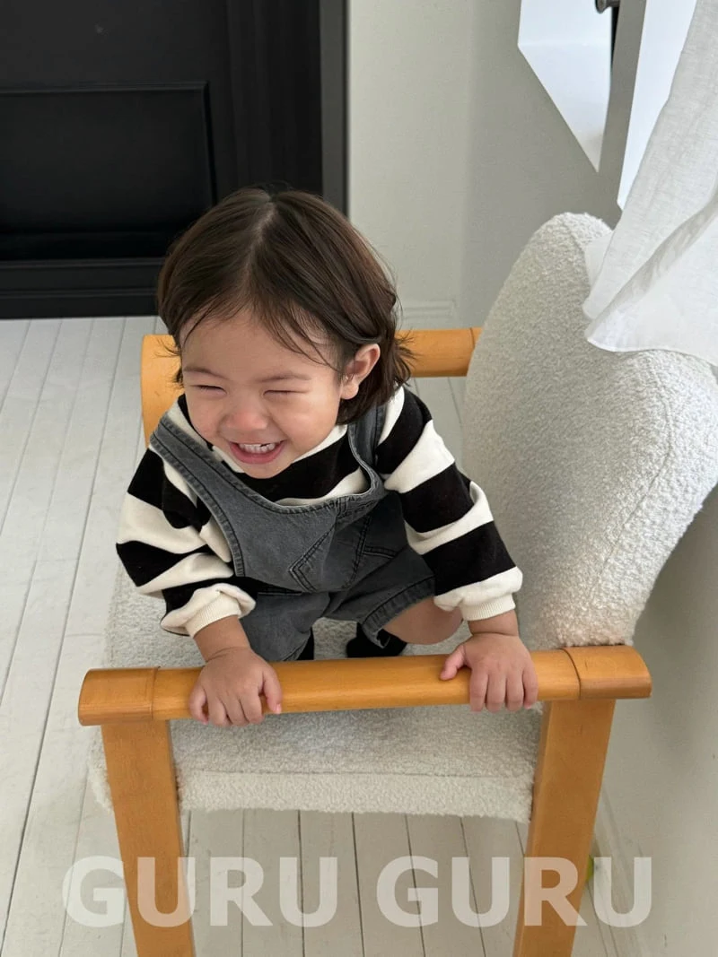 Guru Guru - Korean Baby Fashion - #onlinebabyshop - Denim Overalls - 10