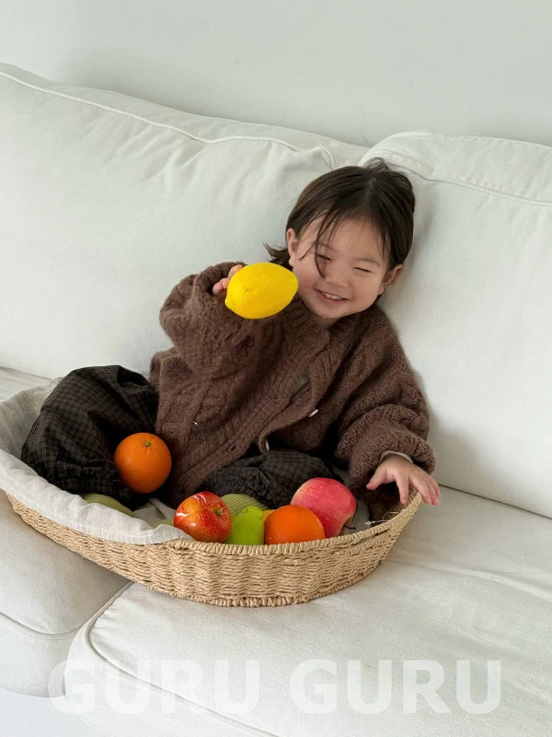 Guru Guru - Korean Baby Fashion - #onlinebabyshop - Twist Knit Cardigan - 7