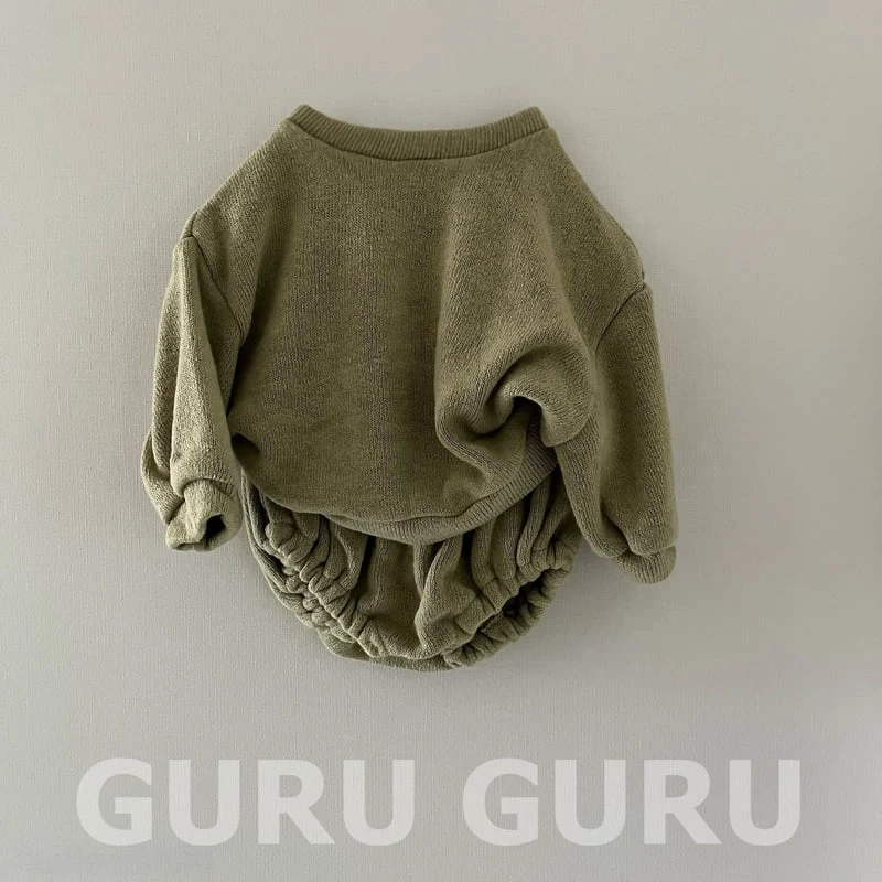 Guru Guru - Korean Baby Fashion - #onlinebabyshop - Bear Set - 3