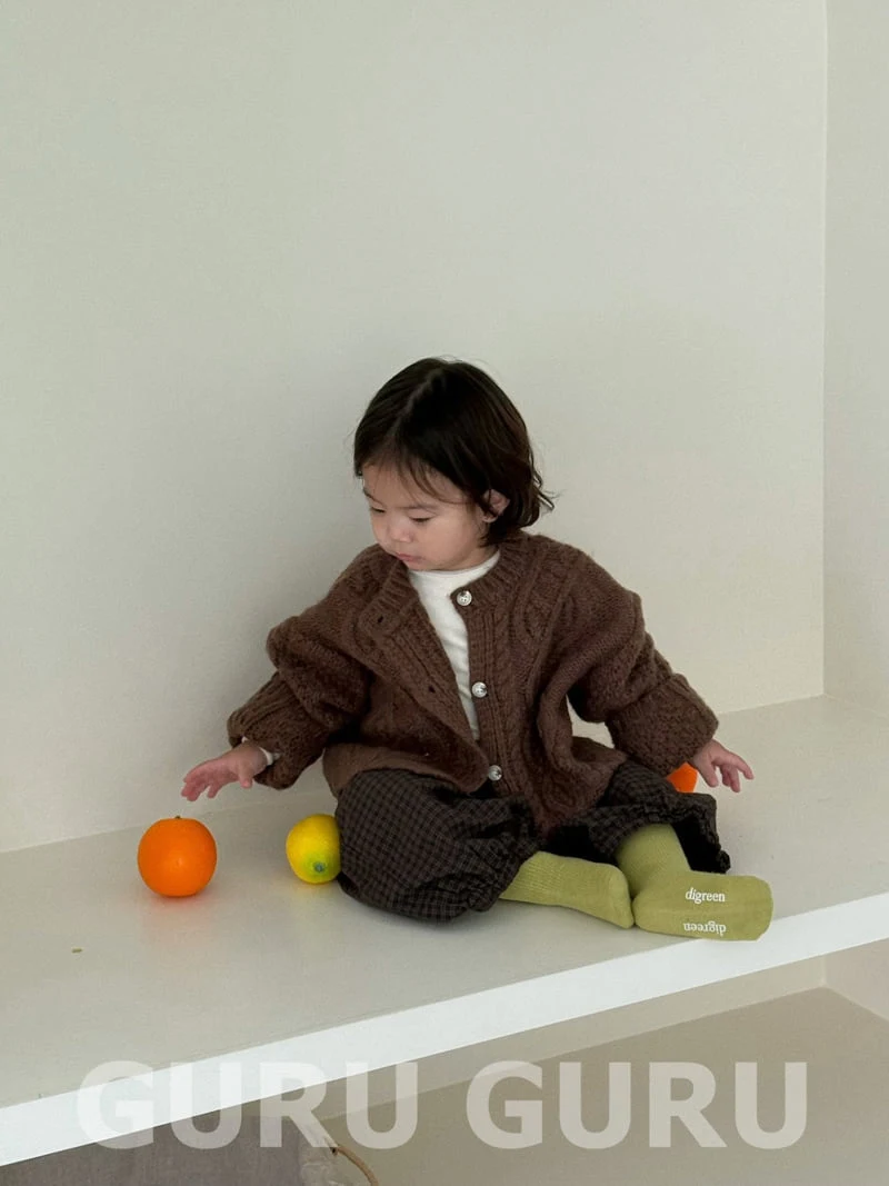 Guru Guru - Korean Baby Fashion - #smilingbaby - Twist Knit Cardigan - 8