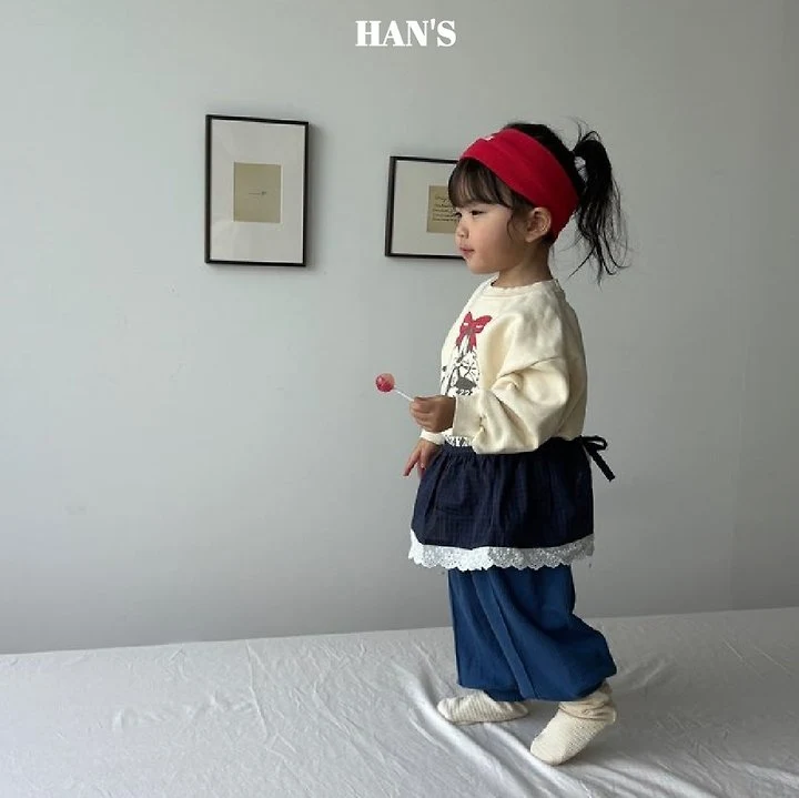 Han's - Korean Children Fashion - #childrensboutique - Layered Check Apron - 6