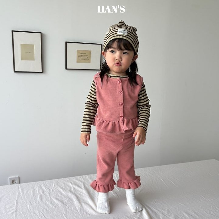 Han's - Korean Children Fashion - #discoveringself - Sugar Stripe Tee - 6