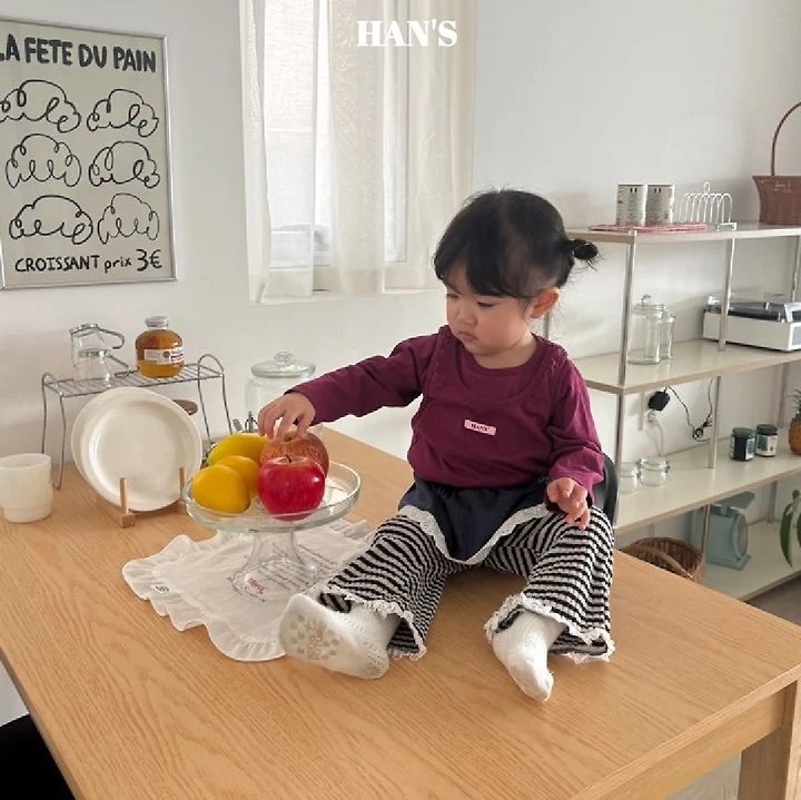 Han's - Korean Children Fashion - #fashionkids - Layered Check Apron - 9