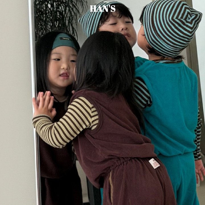Han's - Korean Children Fashion - #kidsshorts - Terry Sleeveless Top - 8
