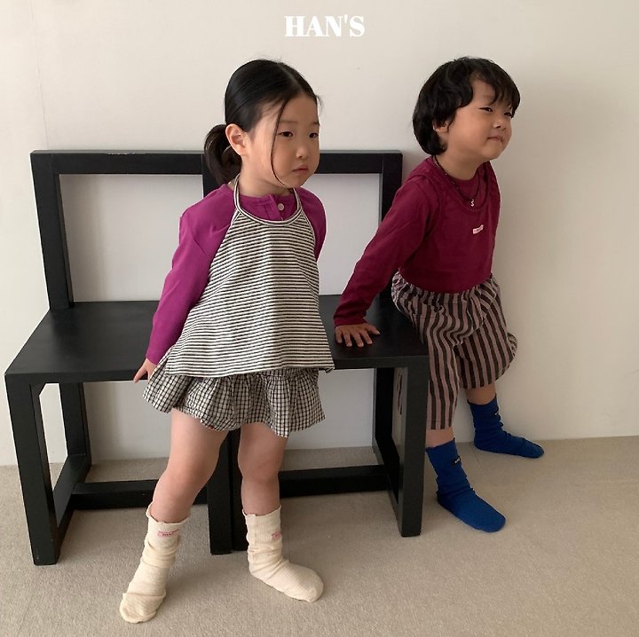 Han's - Korean Children Fashion - #kidsshorts - Striped Pants - 7