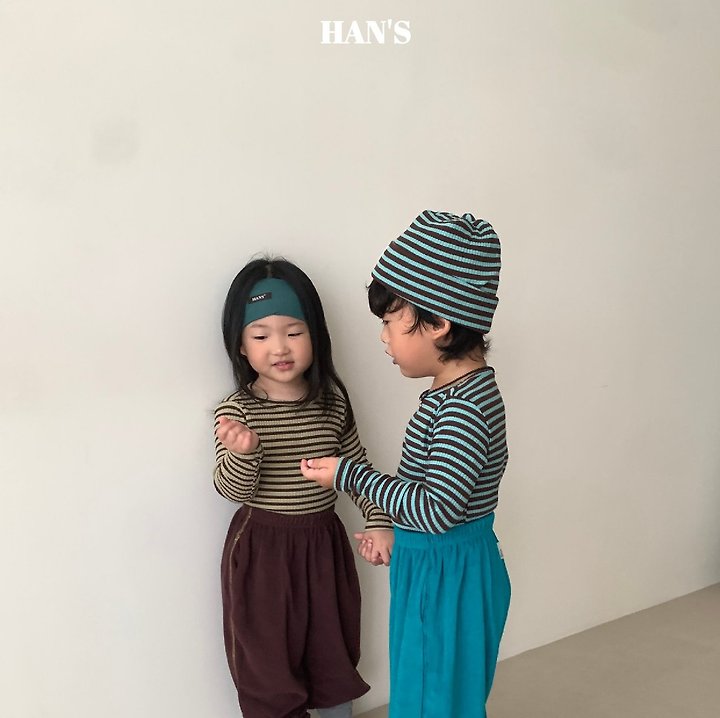 Han's - Korean Children Fashion - #kidzfashiontrend - Stripe Beanie - 8