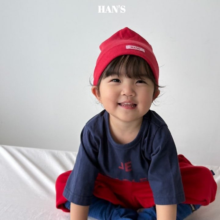 Han's - Korean Children Fashion - #littlefashionista - Lettering Tee - 7