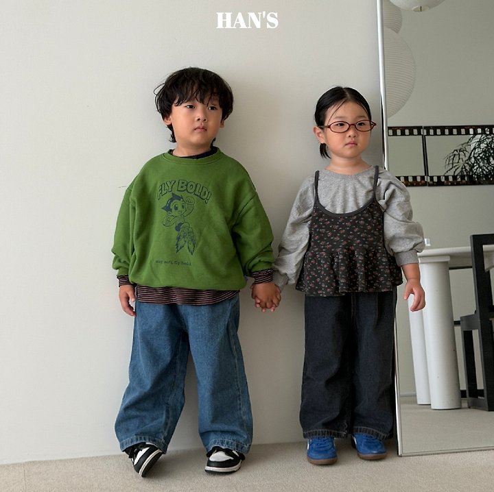 Han's - Korean Children Fashion - #littlefashionista - V Sweatshirt - 10