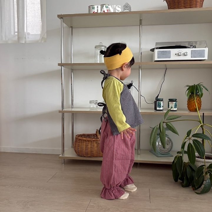 Han's - Korean Children Fashion - #magicofchildhood - Striped Halter Tee - 5