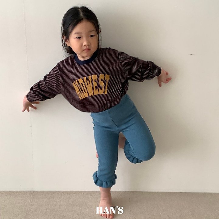 Han's - Korean Children Fashion - #minifashionista - Cotton Stripe Tee - 9