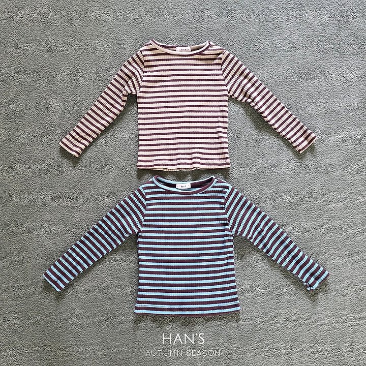 Han's - Korean Children Fashion - #prettylittlegirls - Sugar Stripe Tee