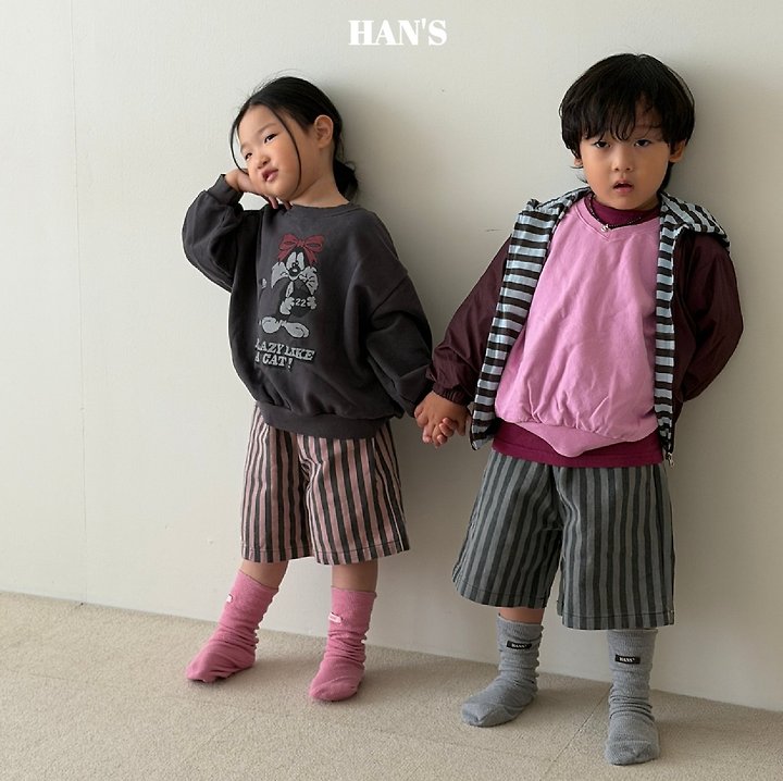 Han's - Korean Children Fashion - #stylishchildhood - Ribbon Cat Sweatshirt - 9