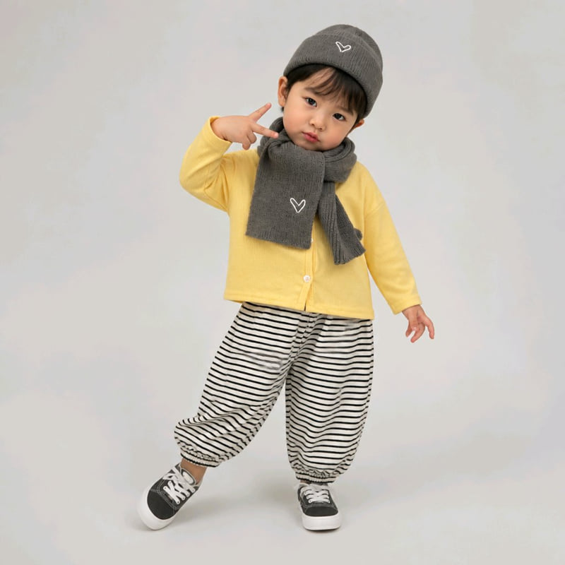 Haro Haro - Korean Children Fashion - #kidsshorts - Love Beanie Muffler Set - 11